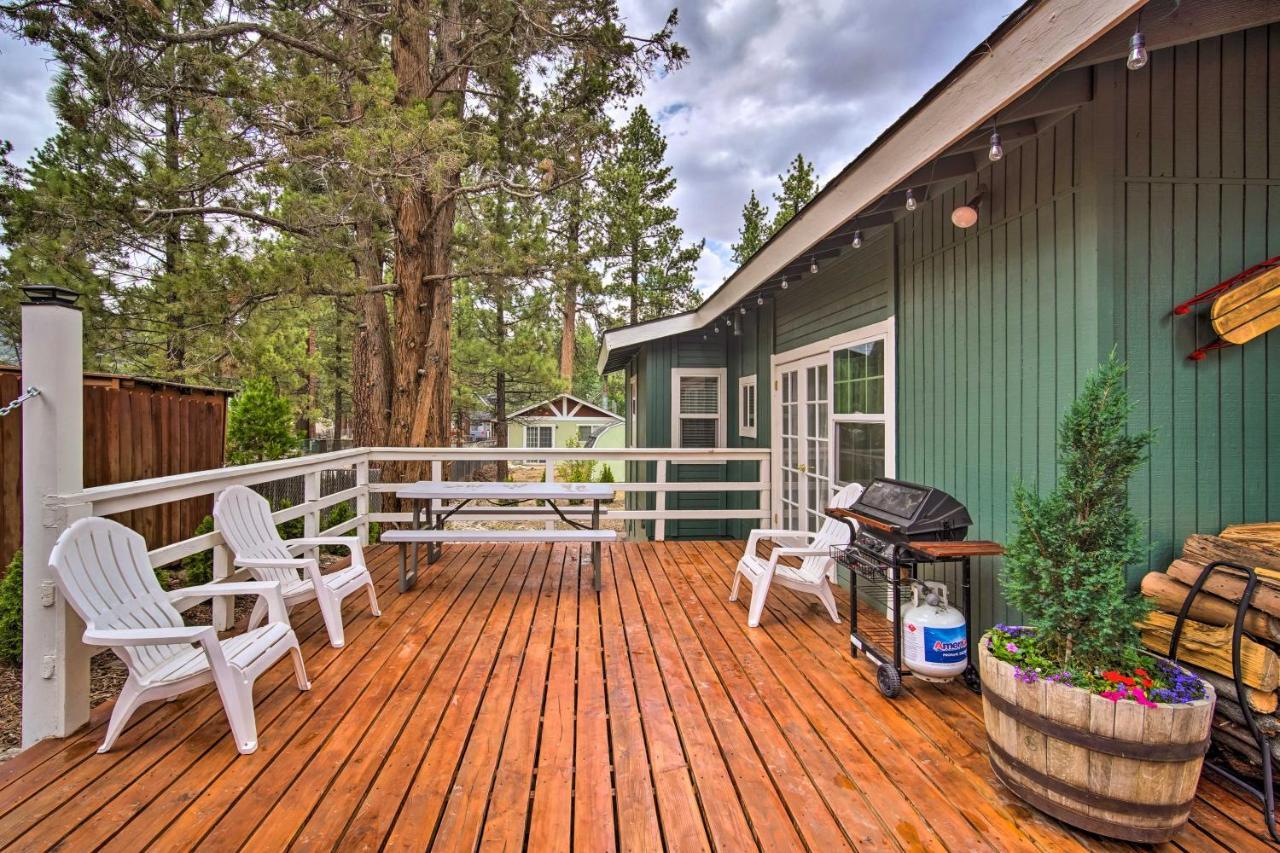 Big Bear Cabin With Spacious Deck And Fireplace! Villa Big Bear City Exterior photo